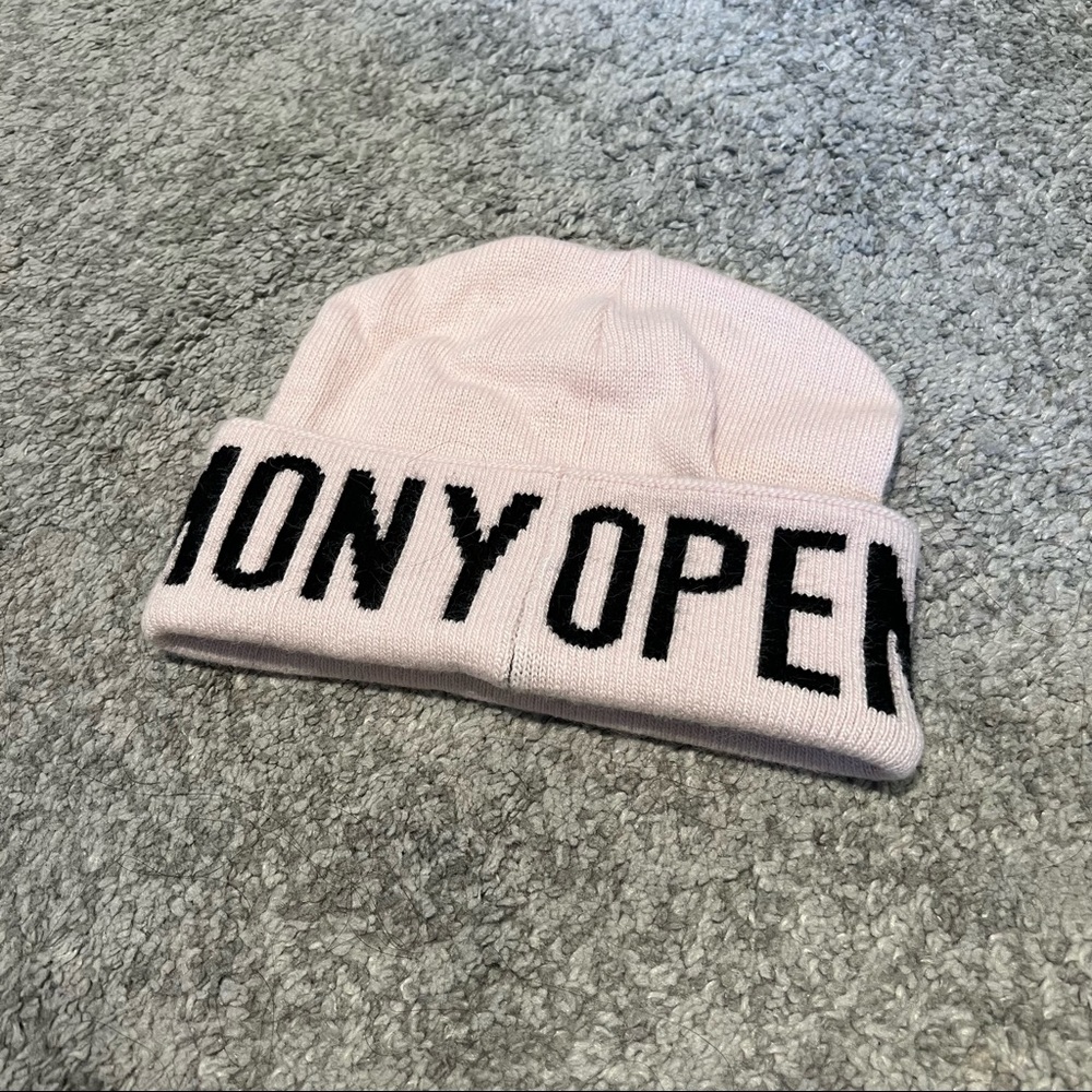 Opening Ceremony Light Pink Statement Beanie - image 2